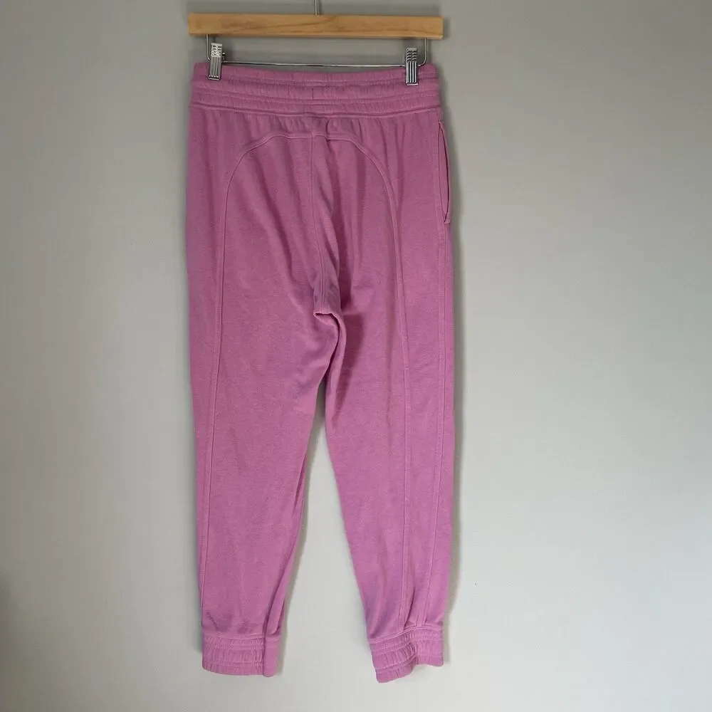 Free People Slow It Down Jogger Lounge Sweatpants Pink Boho Women's Size XS